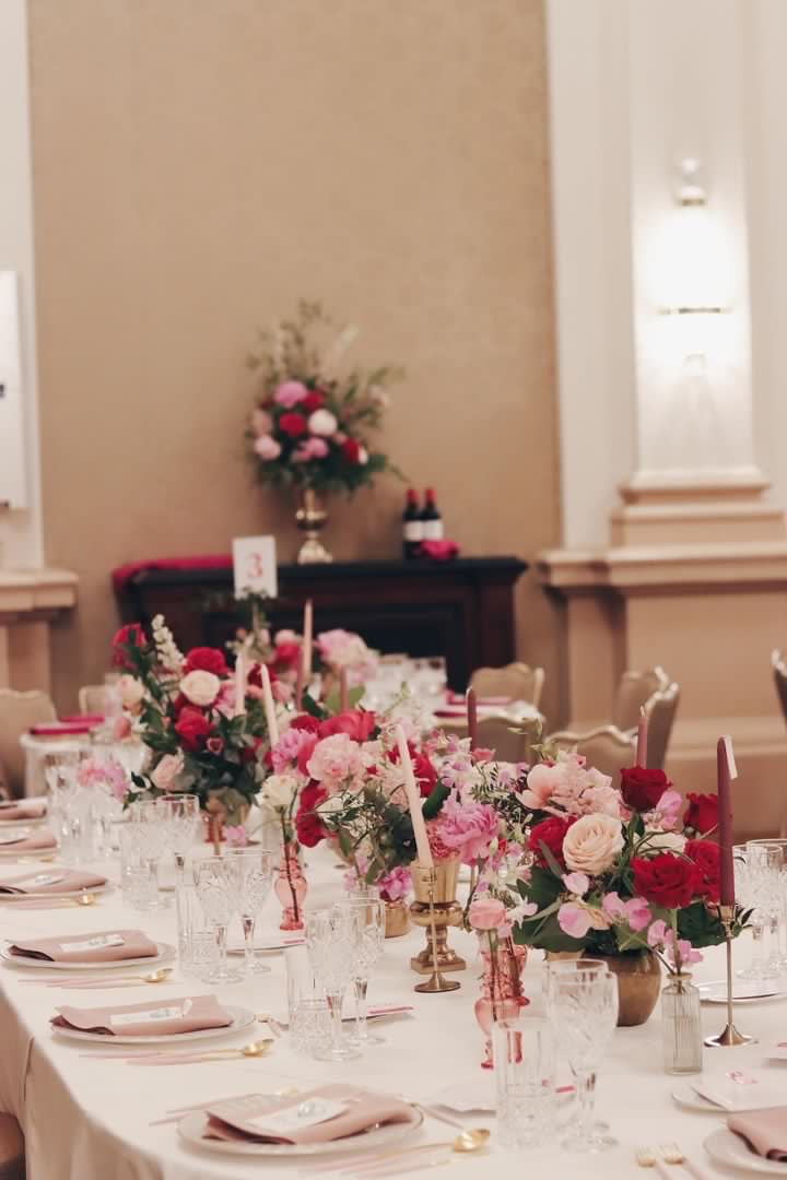 Table setting & Favour Bundles: