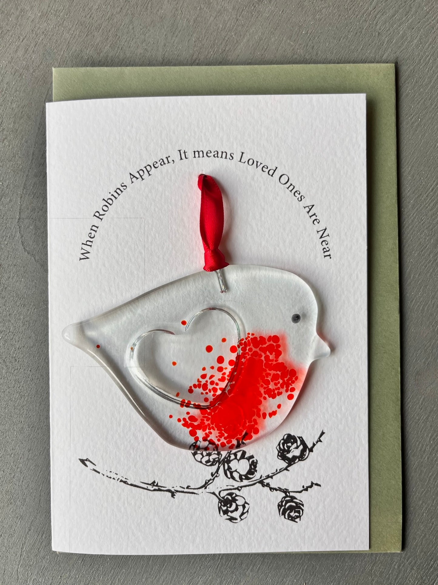 Robin Decoration on A6 card & Envelope €18 each or 2 for €34