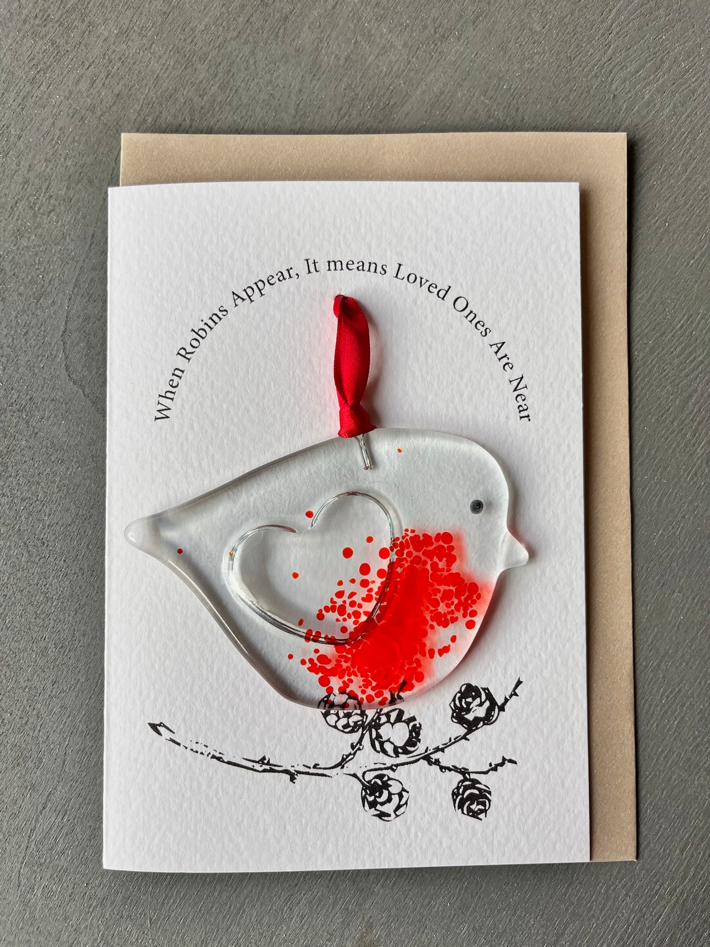 Robin Decoration on A6 card & Envelope €18 each or 2 for €34