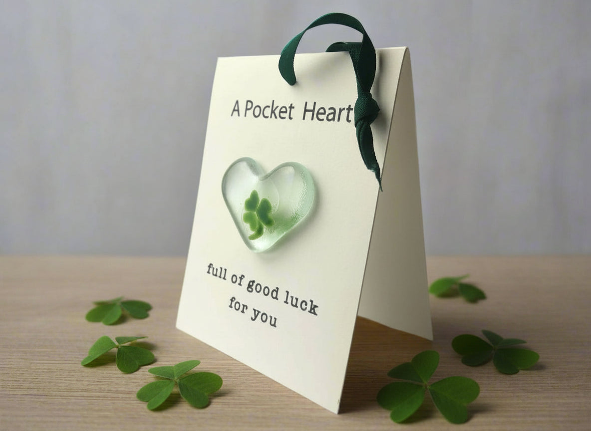 A pocket heart full of Good luck