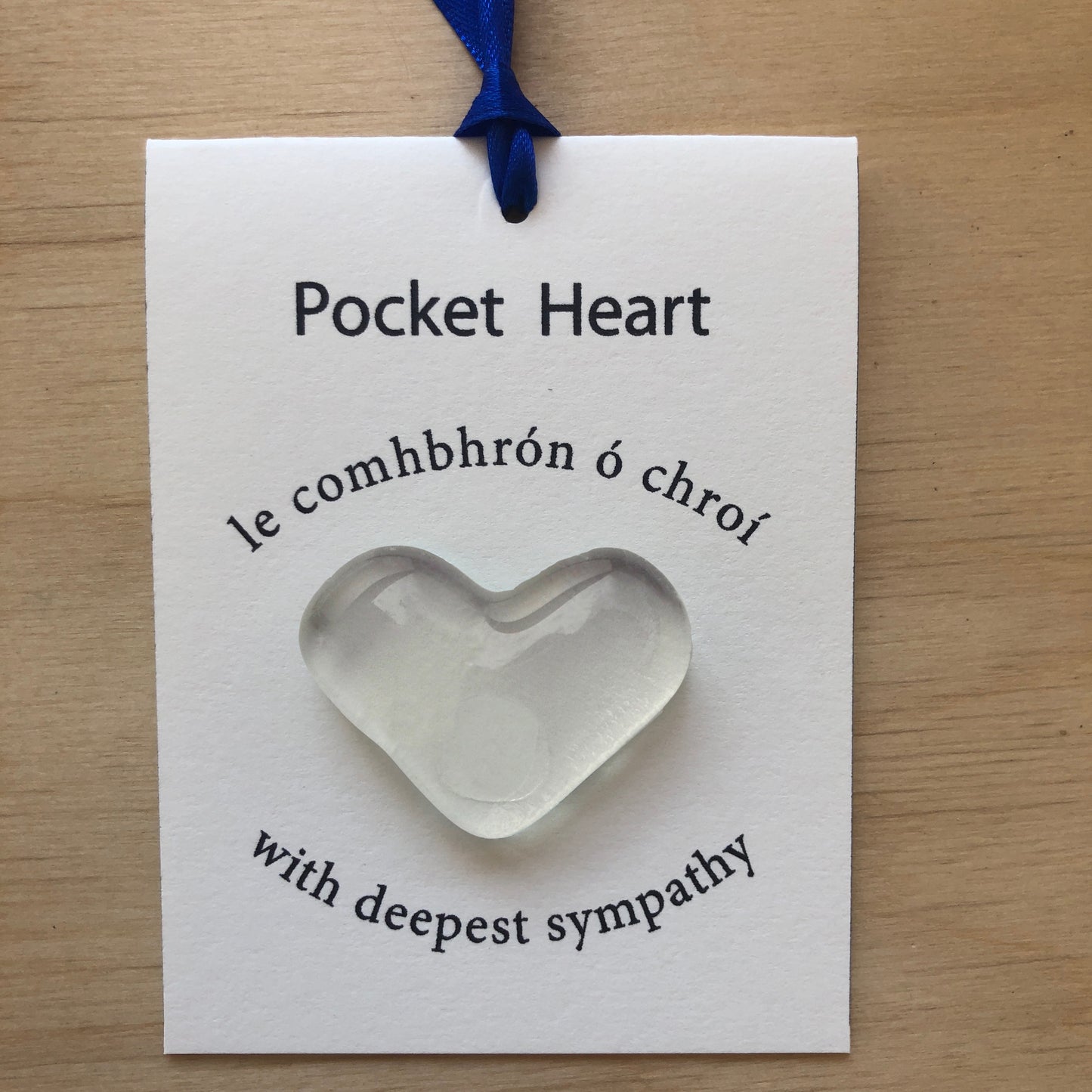 with deepest sympathy