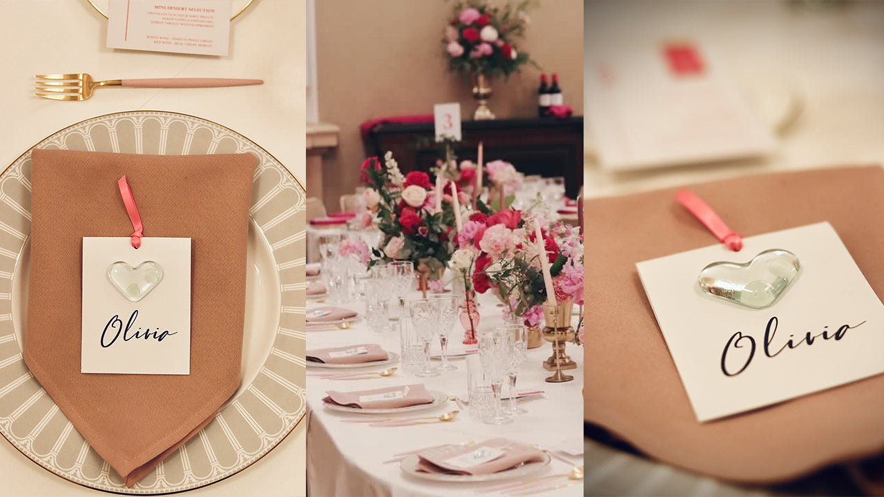 Wedding favour and place name in one!