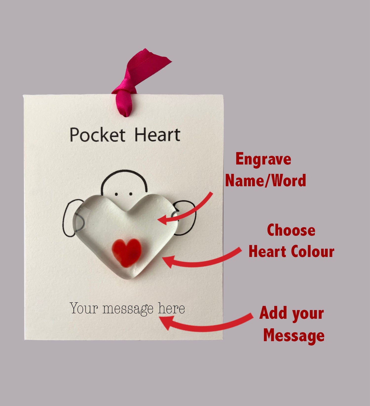 Custom Pocket heart
