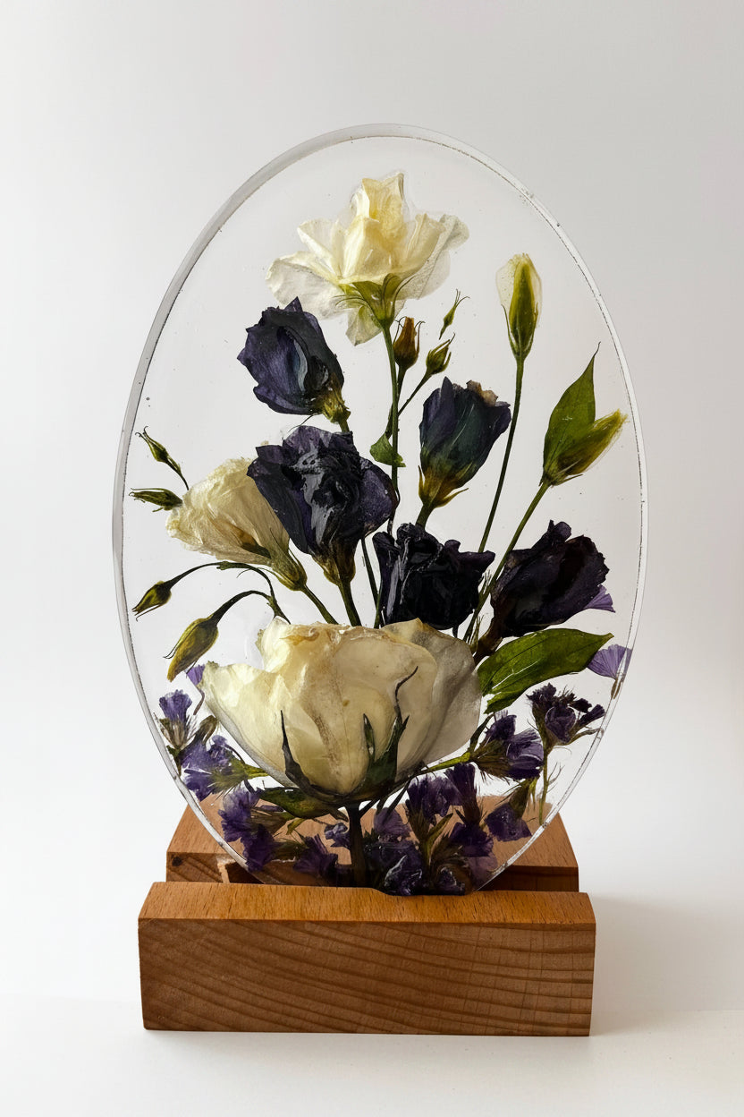 Resin flowers