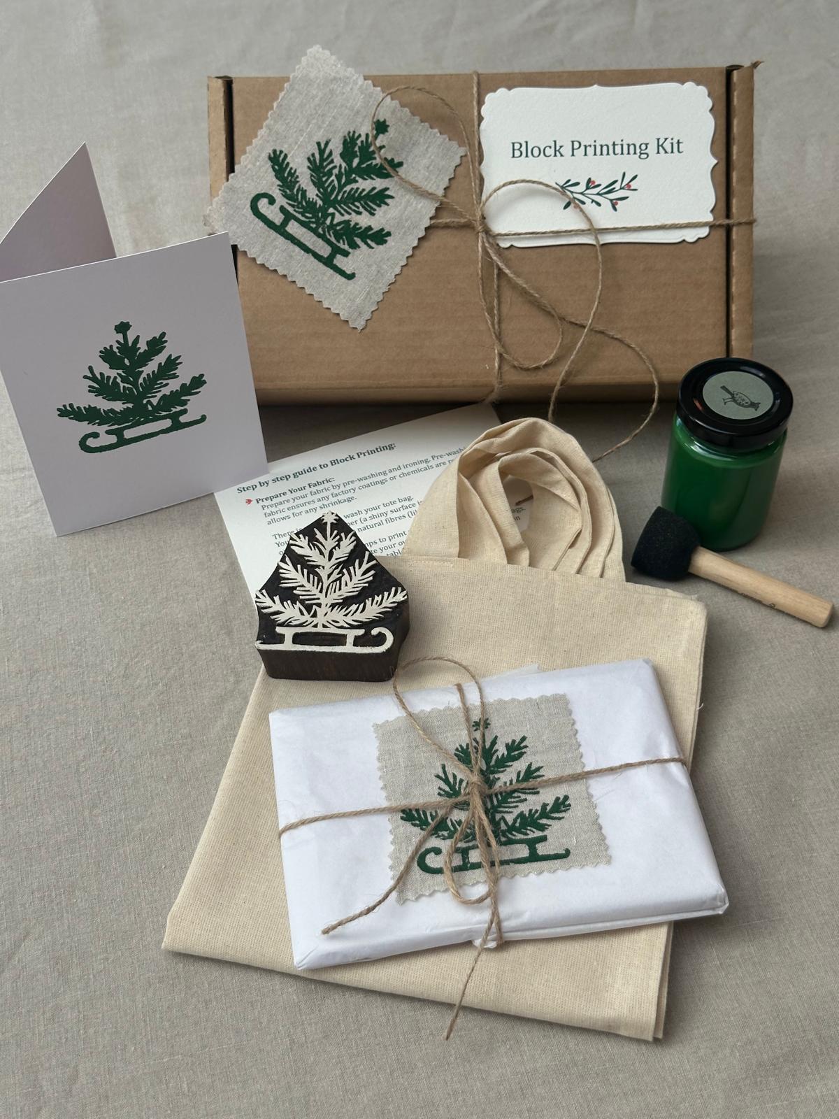 Tree Block Printing Kit