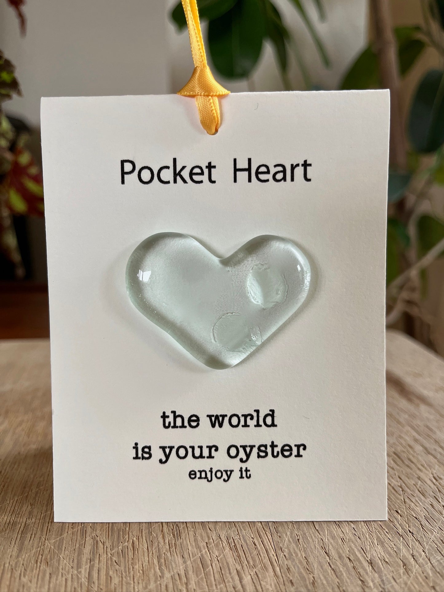 The world is your oyster  - Enjoy it