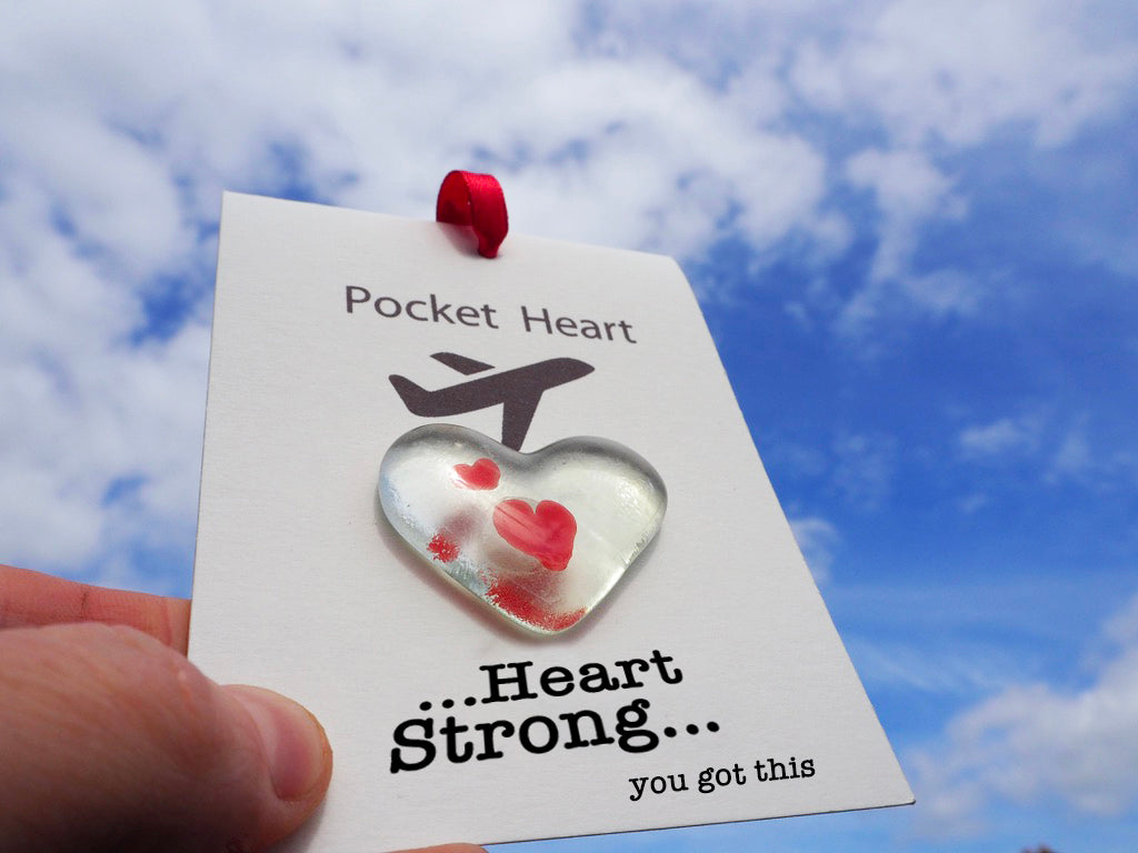 Nervous Flyer Pocket heart