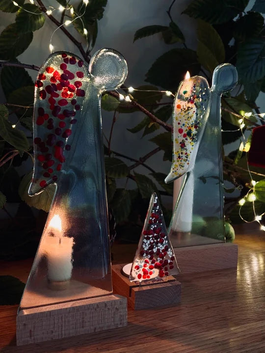 Angel candle holder
